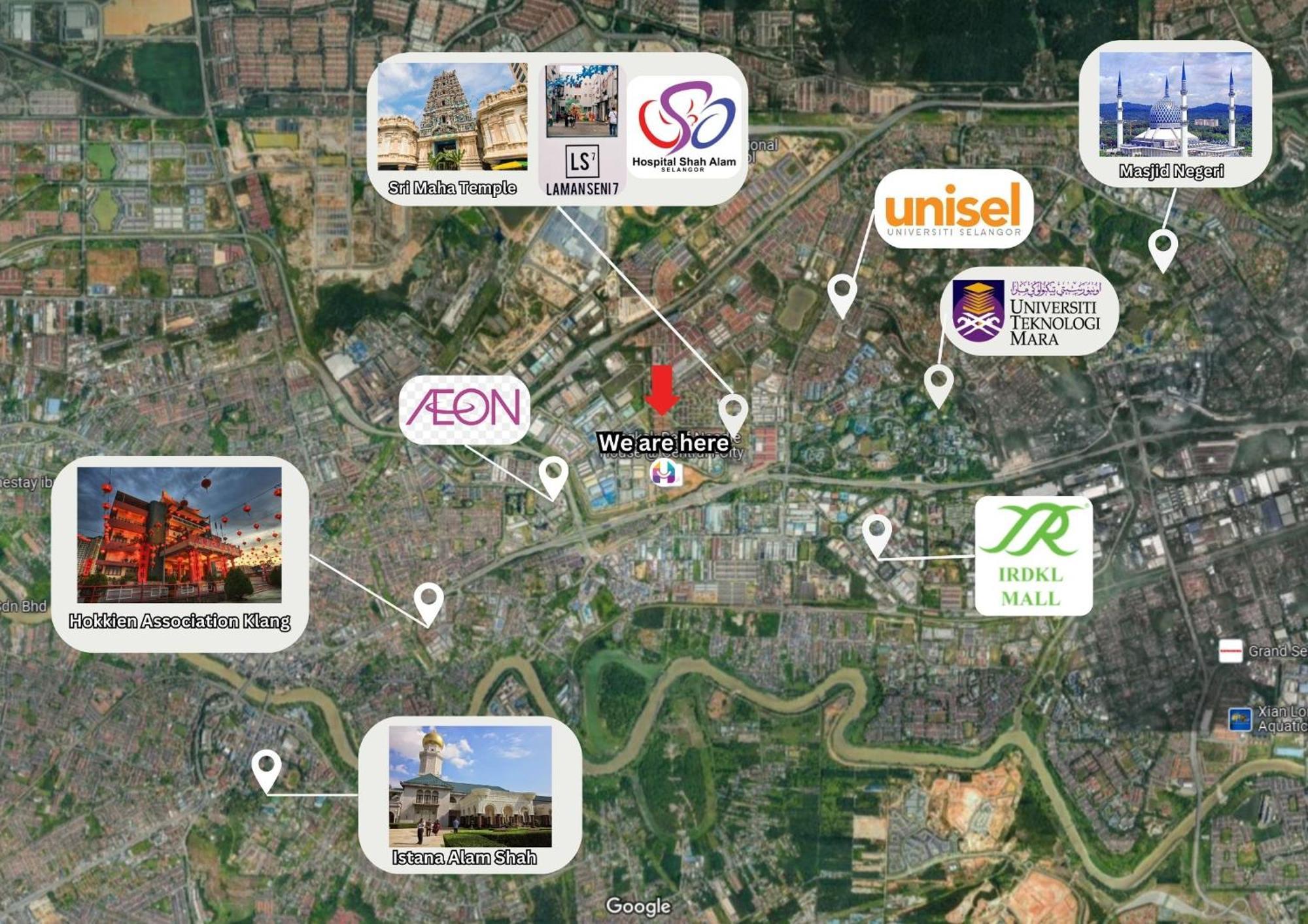 Hostahome Suites At I-City, Central Mall 莎阿南 外观 照片