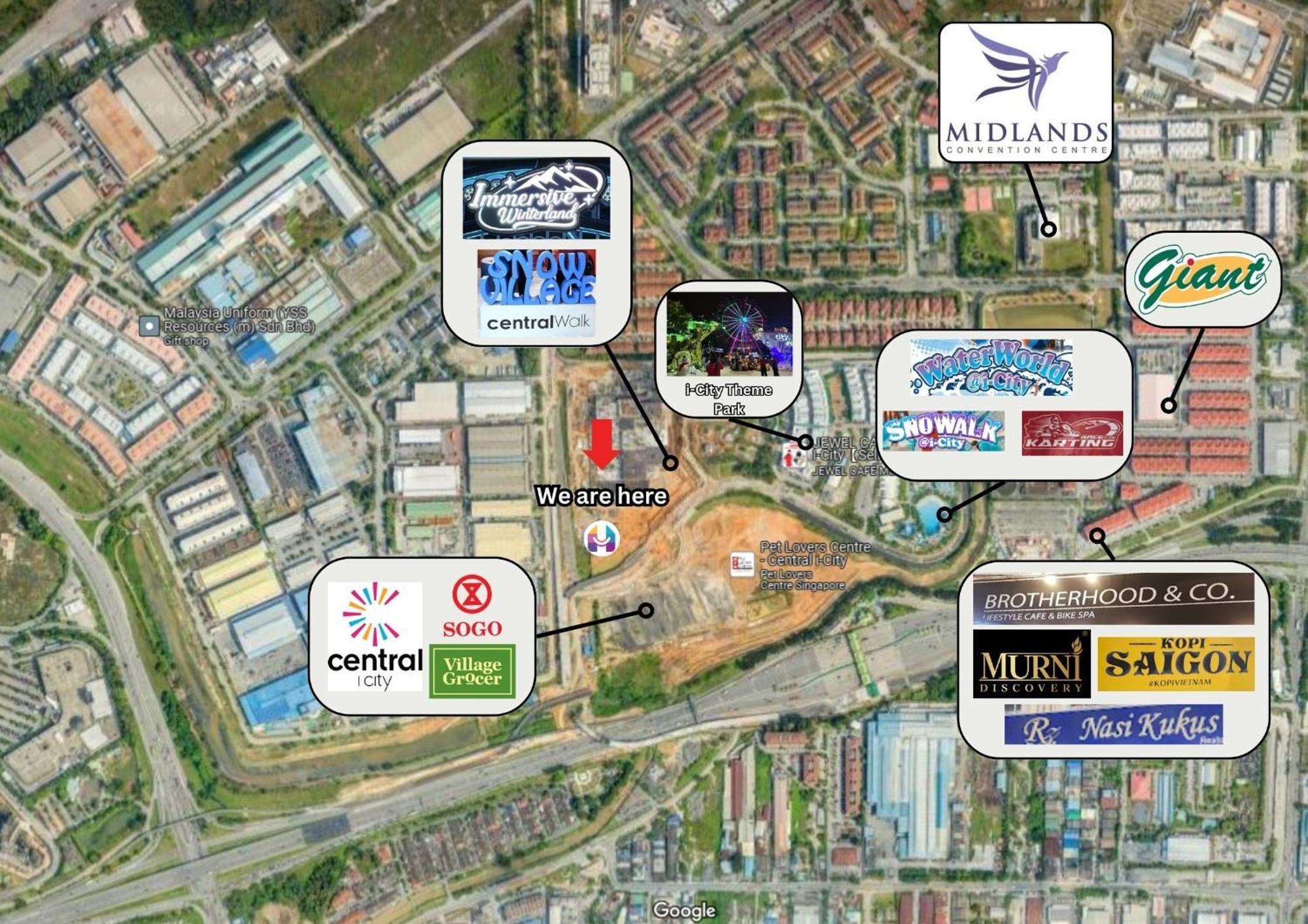 Hostahome Suites At I-City, Central Mall 莎阿南 外观 照片